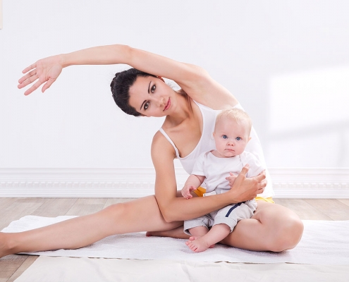 Baby-Yoga Practicing Baby Yoga at home